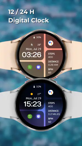 EXD070: Digital Watch Face screenshot