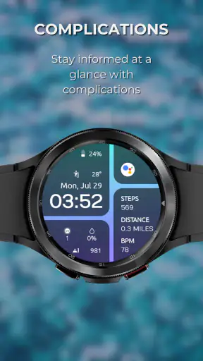 EXD070: Digital Watch Face screenshot