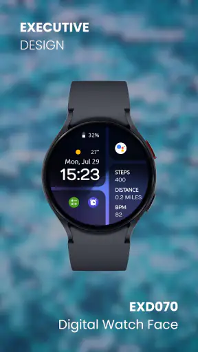 EXD070: Digital Watch Face screenshot