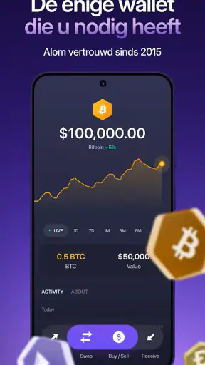 Exodus: Crypto Bitcoin-wallet screenshot
