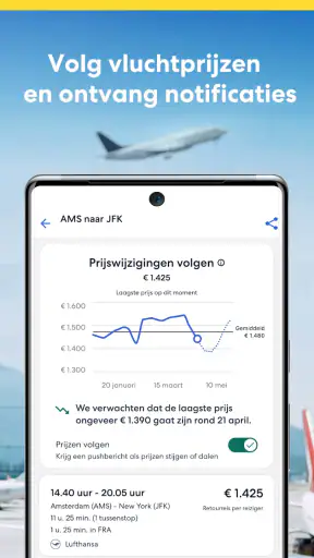 Expedia: reis, hotel, vlucht screenshot