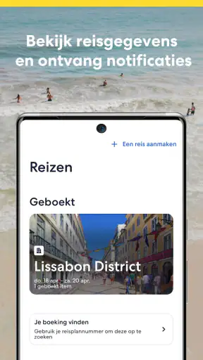 Expedia: reis, hotel, vlucht screenshot