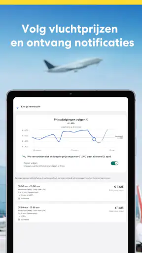 Expedia: reis, hotel, vlucht screenshot