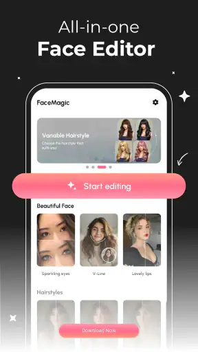 FaceMagic - AI Face Editor screenshot