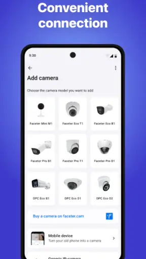 Faceter – Home security camera screenshot