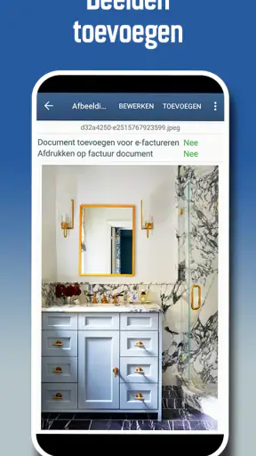 Factuur en offerte app screenshot
