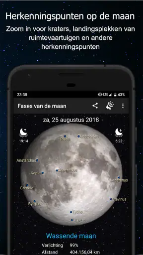 Fases van de maan screenshot