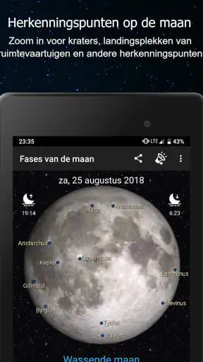 Fases van de maan Pro screenshot