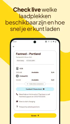 Fastned - Laadpaal app screenshot