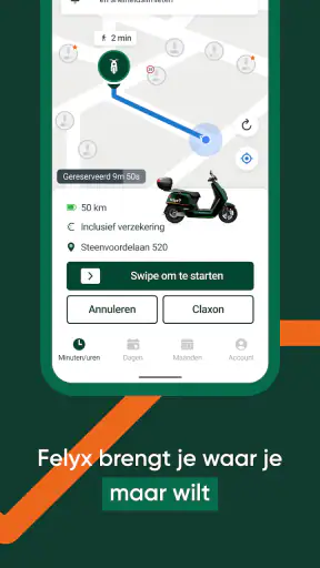 felyx e-moped sharing screenshot