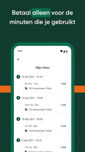 felyx e-moped sharing screenshot