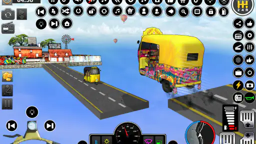 Fiets Rickshaw Driving Games screenshot