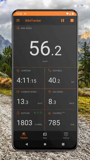 Fiets Tracker - Fietscomputer screenshot
