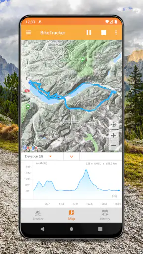 Fiets Tracker - Fietscomputer screenshot