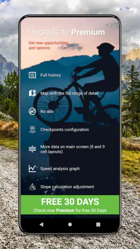 Fiets Tracker - Fietscomputer screenshot