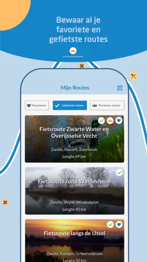 Fietsnetwerk Fietsroutes screenshot