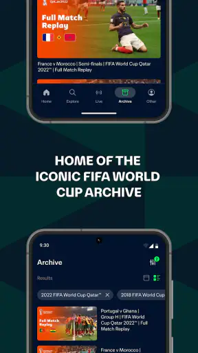 FIFA+ | Football streaming app screenshot