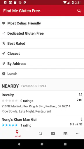 Find Me Gluten Free screenshot