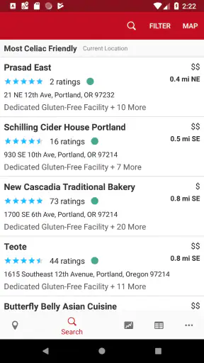Find Me Gluten Free screenshot