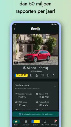 Finnik Kenteken Opzoeken screenshot