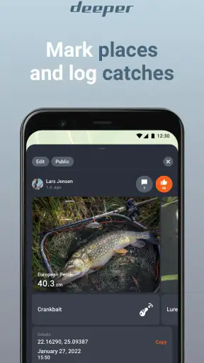 Fish Deeper - Fishing App screenshot