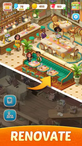 Flambé: Merge & Cook screenshot