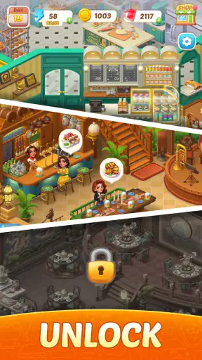 Flambé: Merge & Cook screenshot
