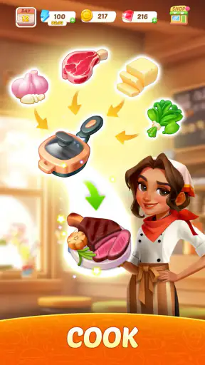Flambé: Merge & Cook screenshot