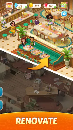 Flambé: Merge & Cook screenshot