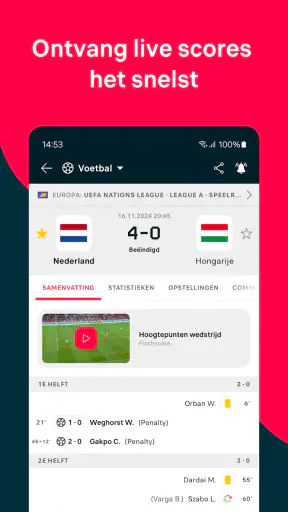 Flashscore: Live Uitslagen screenshot