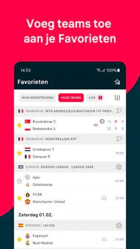 Flashscore: Live Uitslagen screenshot