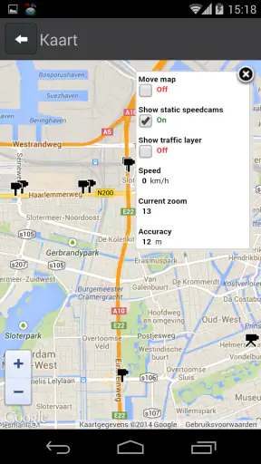 Flitspaal Alerter - CamSam screenshot