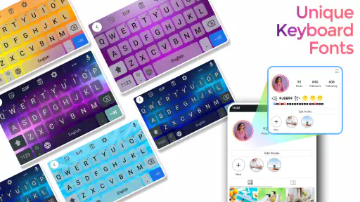 Fonts Aa - Keyboard Fonts Art screenshot
