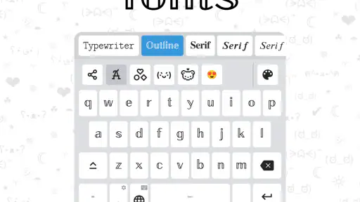 Fonts Keyboard - Lettertype screenshot