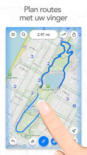 Footpath Routeplanner screenshot