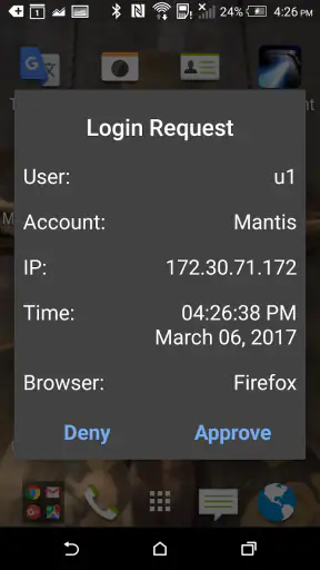 FortiToken Mobile screenshot