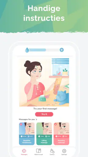 ForYou: Gezichtsverzorging app screenshot