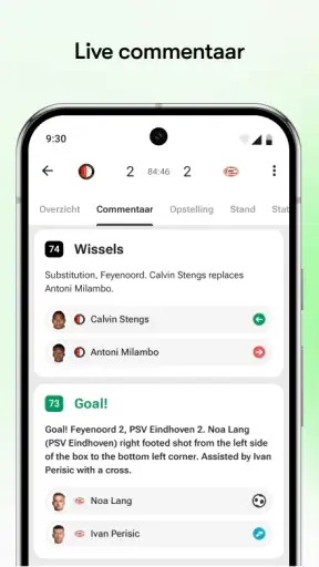 FotMob - Voetbal Uitslagen screenshot