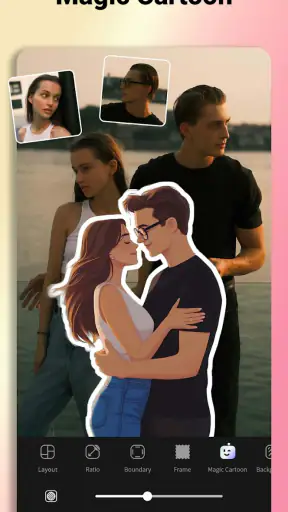 Fotocollagemaker, PIP-raster screenshot