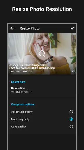 Fotocompressor screenshot