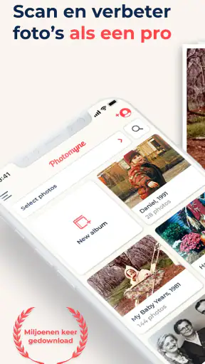 Fotoscanner van Photomyne screenshot