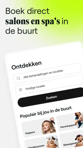 Fresha voor klanten screenshot