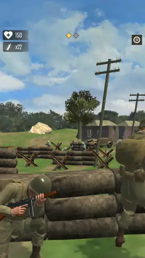 Frontline Heroes: WW2—spellen screenshot