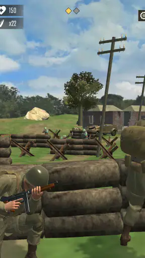 Frontline Heroes: WW2—spellen screenshot