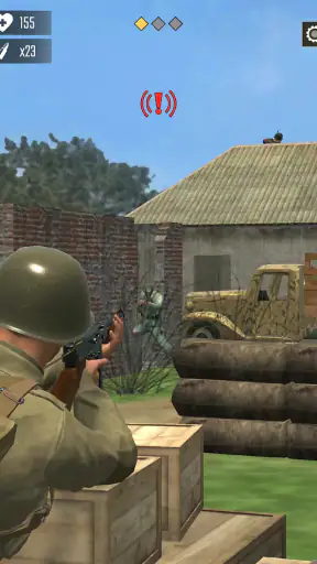 Frontline Heroes: WW2—spellen screenshot