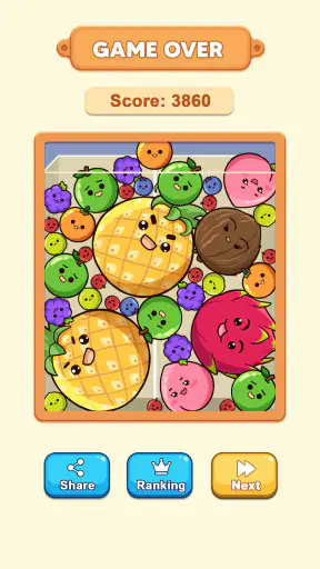 Fruit Merge: Juicy Drop Game screenshot