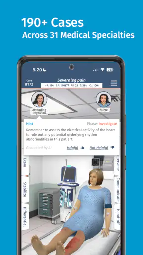 Full Code Medical Simulation screenshot