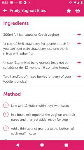 Fussy Toddler Recipes screenshot