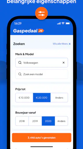 Gaspedaal.nl: autovergelijker screenshot