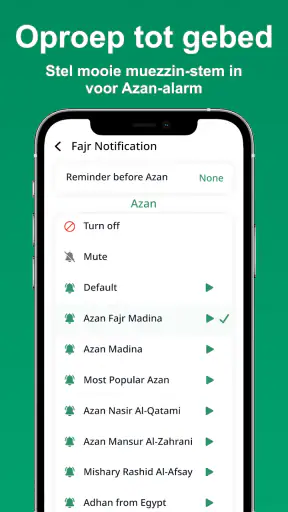 Gebedstijden, Azan en Qibla screenshot